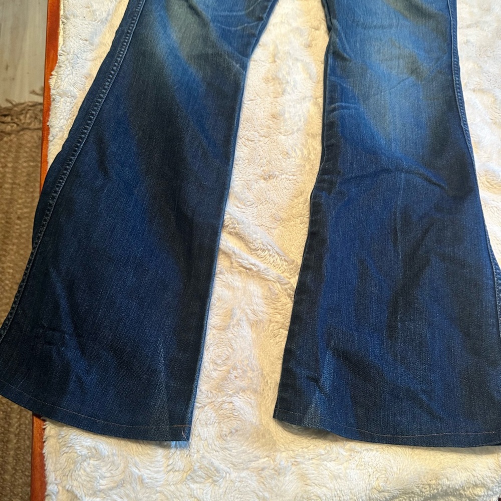J Brand Women's Blue Flared Jeans